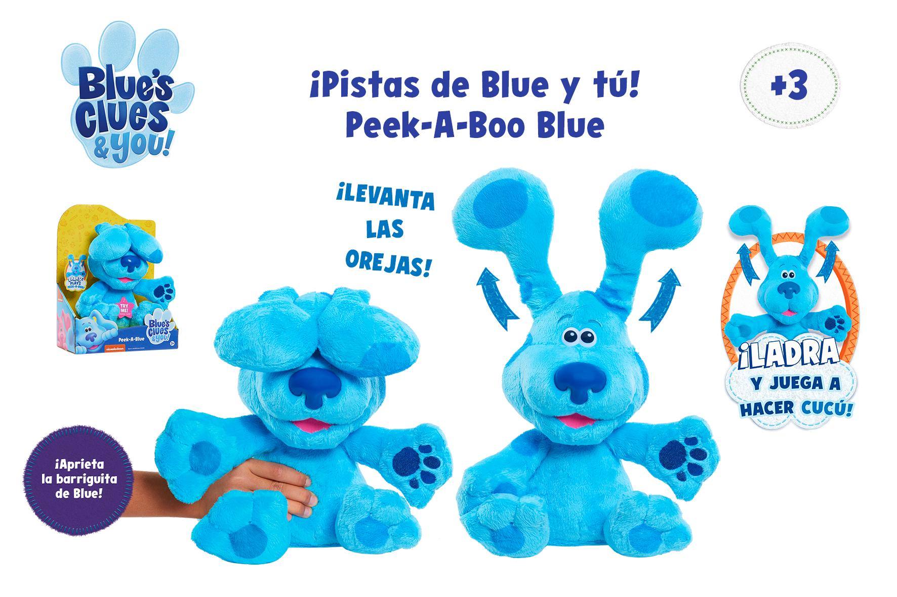 PISTA DE BLUE Y TU PELUCHE PEEK A BOO BLUE BLU02100 - N64022