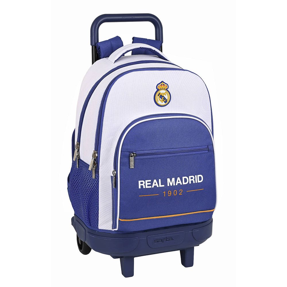MOCHILA GDE. C/RUEDAS COMPACT EXTRAIBLE REAL MADRID 1ª EQUIP. 30x22x45 cm  612154918