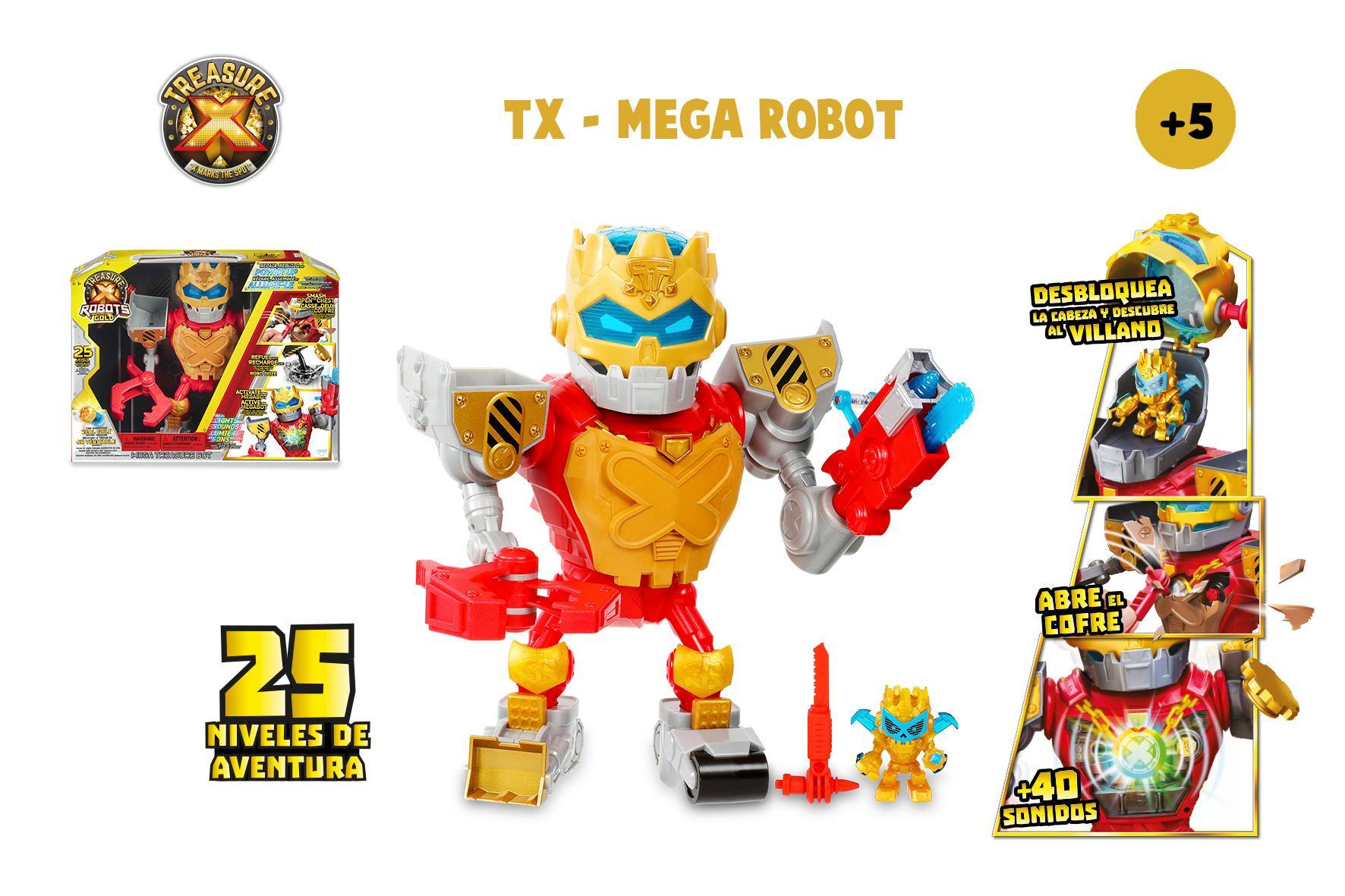 MEGA ROBOT TREASURE X ROBOTS GOLD TRR51000