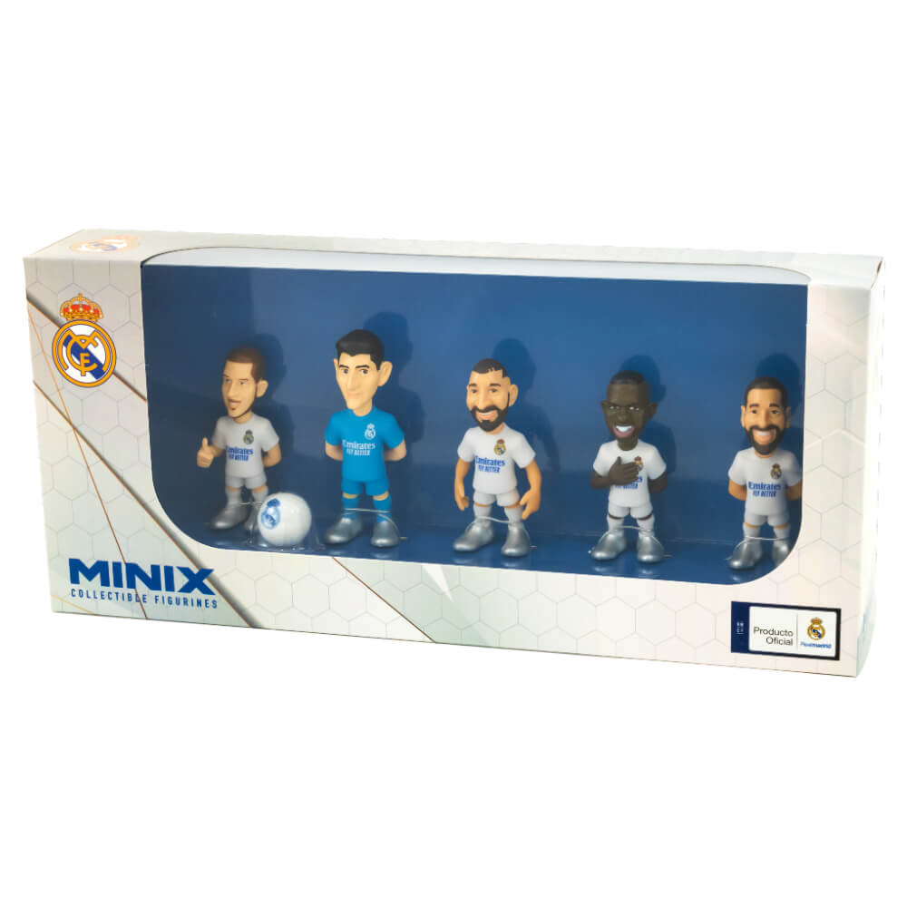MINIX PACK 5 FIGURAS 7CM REAL MADRID 10370