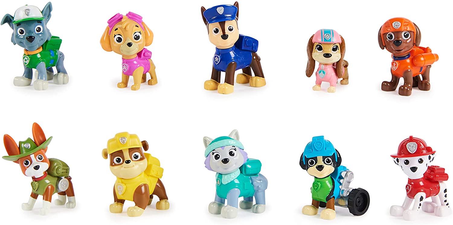 PACK 10 FIGURAS PATRULLA CANINA 6065255