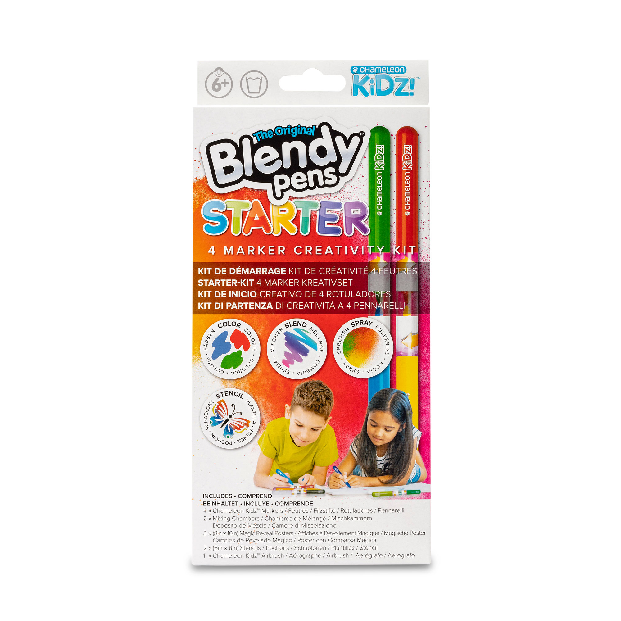 BLENDY PENS KIT INICIO CREATIVO CON 4 ROTULADORES BLD00111