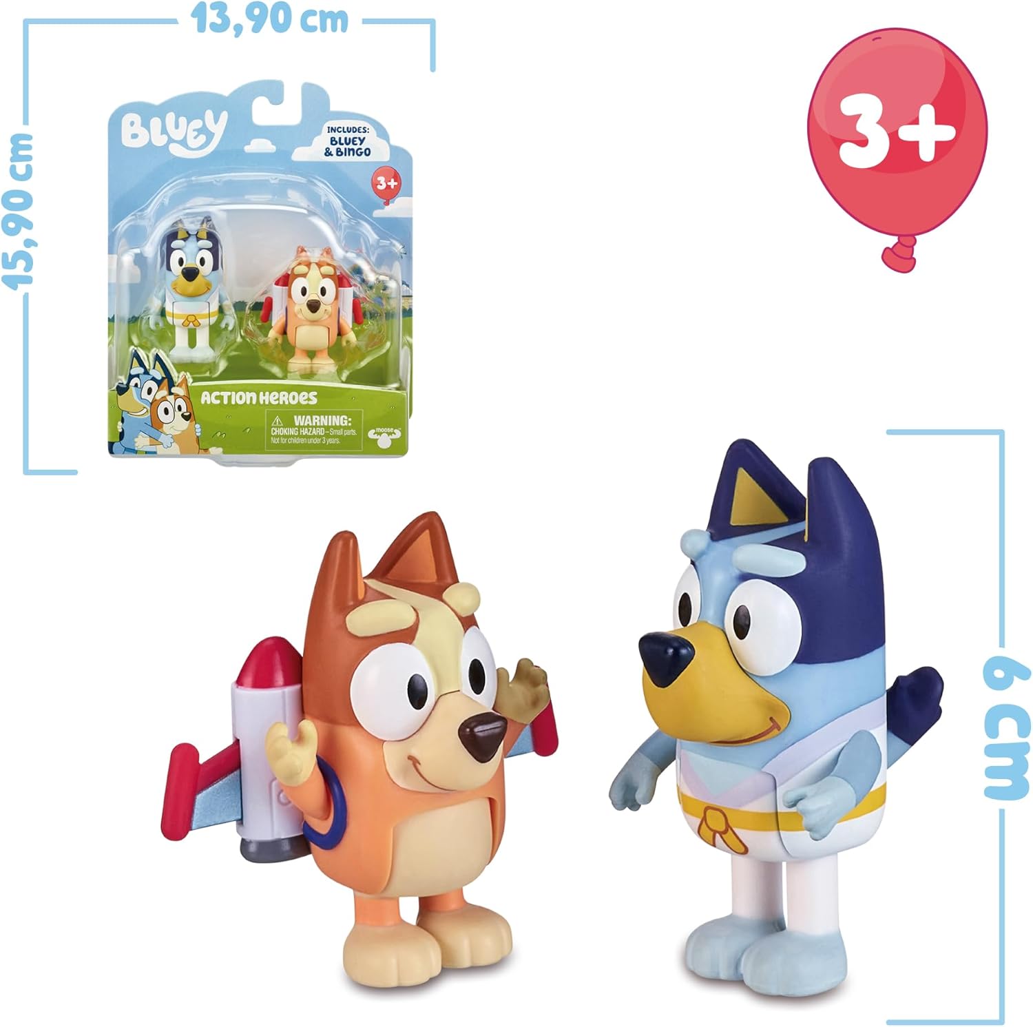 PACK 2 FIGURAS BLUEY BLY69000