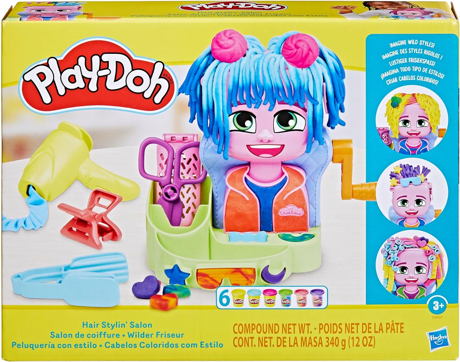 PLAY DOH JUEGO PELUQUERIA CON ESTILO F8807