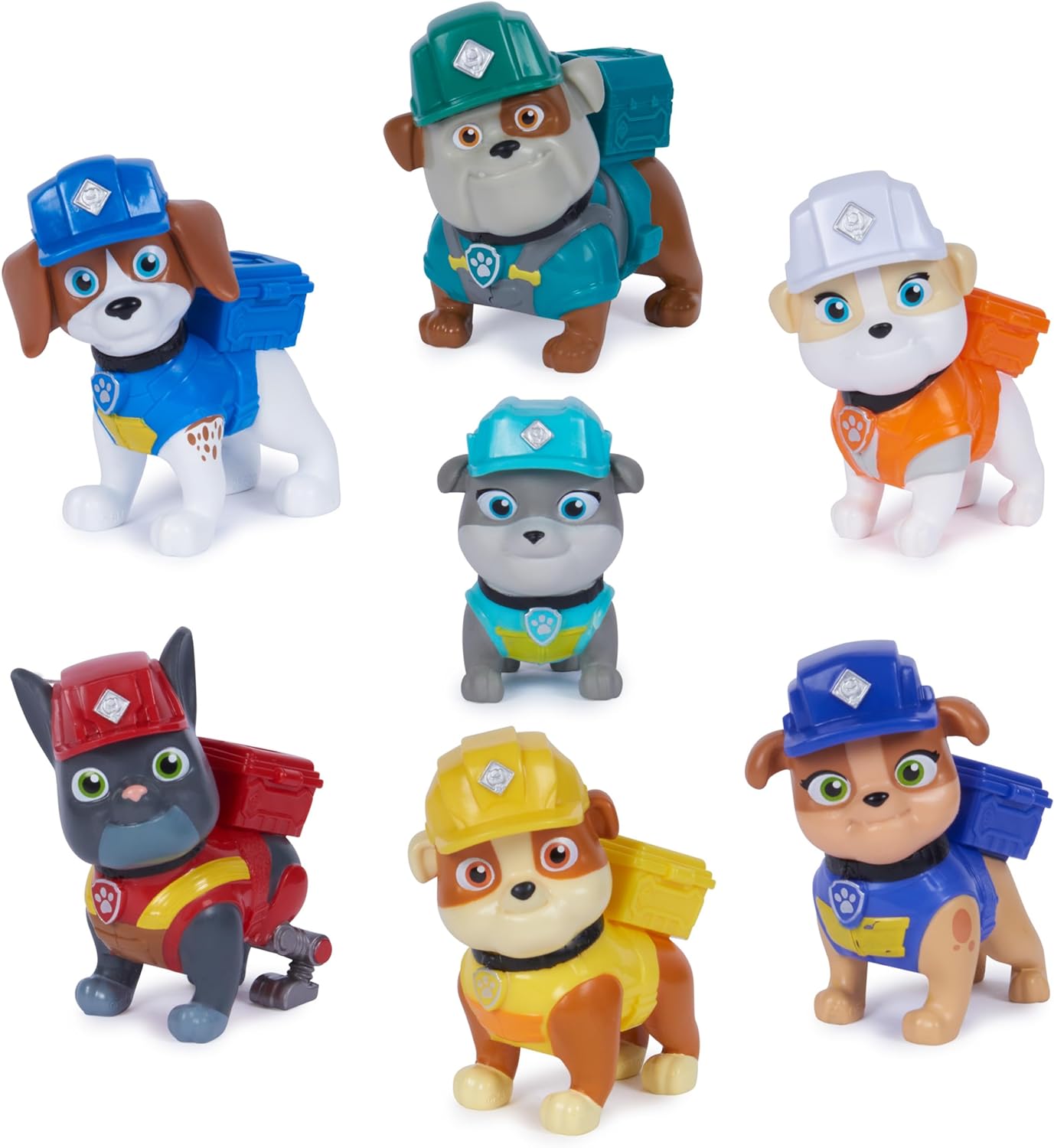 PATRULLA CANINA EQUIPO RUBBLE PACK 7 FIGURA 6067084