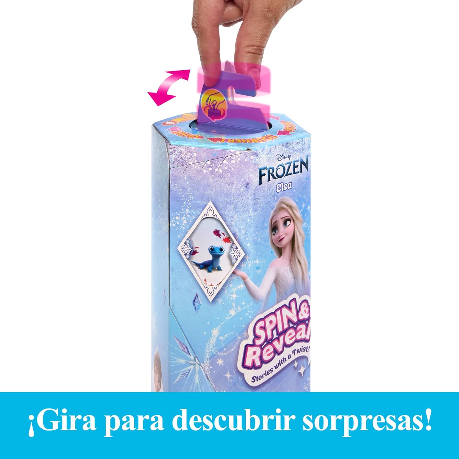 MUÑECA FROZEN ELSA SPIN Y REVEAL HTG25