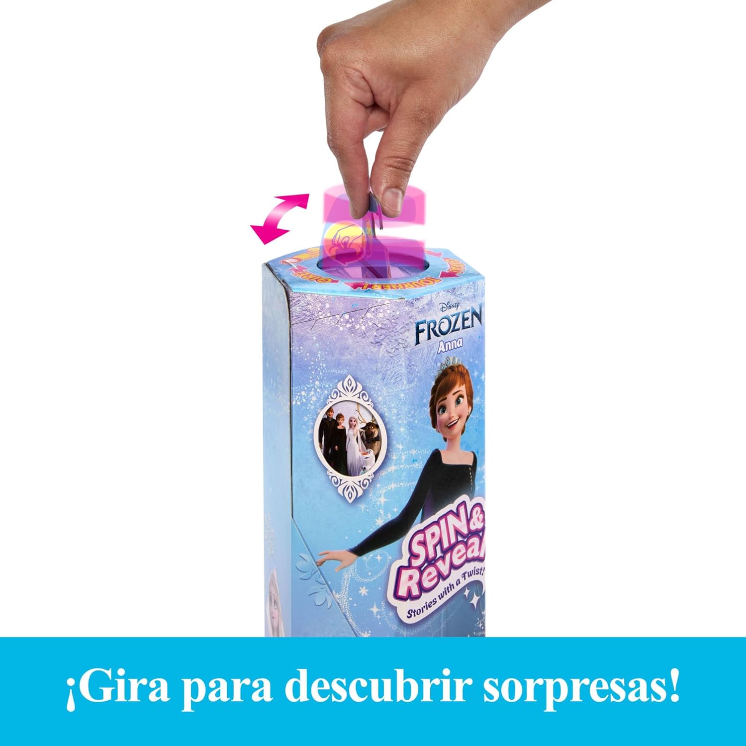 MUÑECA FROZEN ANNA SPIN Y REVEAL HXD27