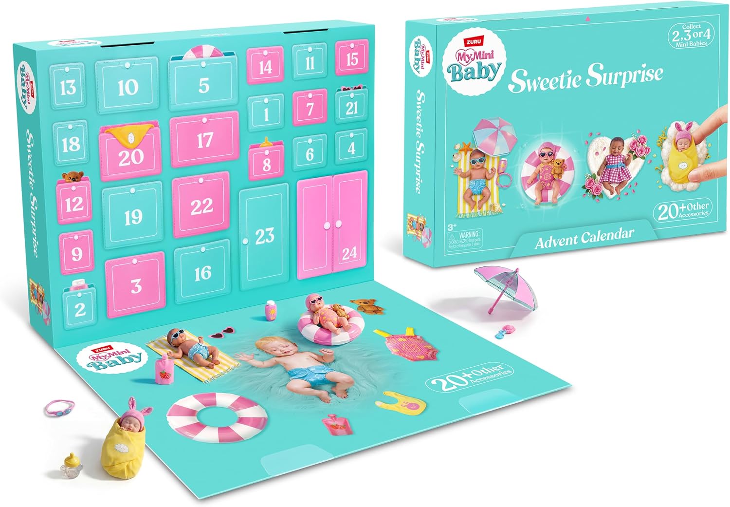 CALENDARIO DE ADVIENTO MY MINI BABY CON 24 SORPRESA 339-17007