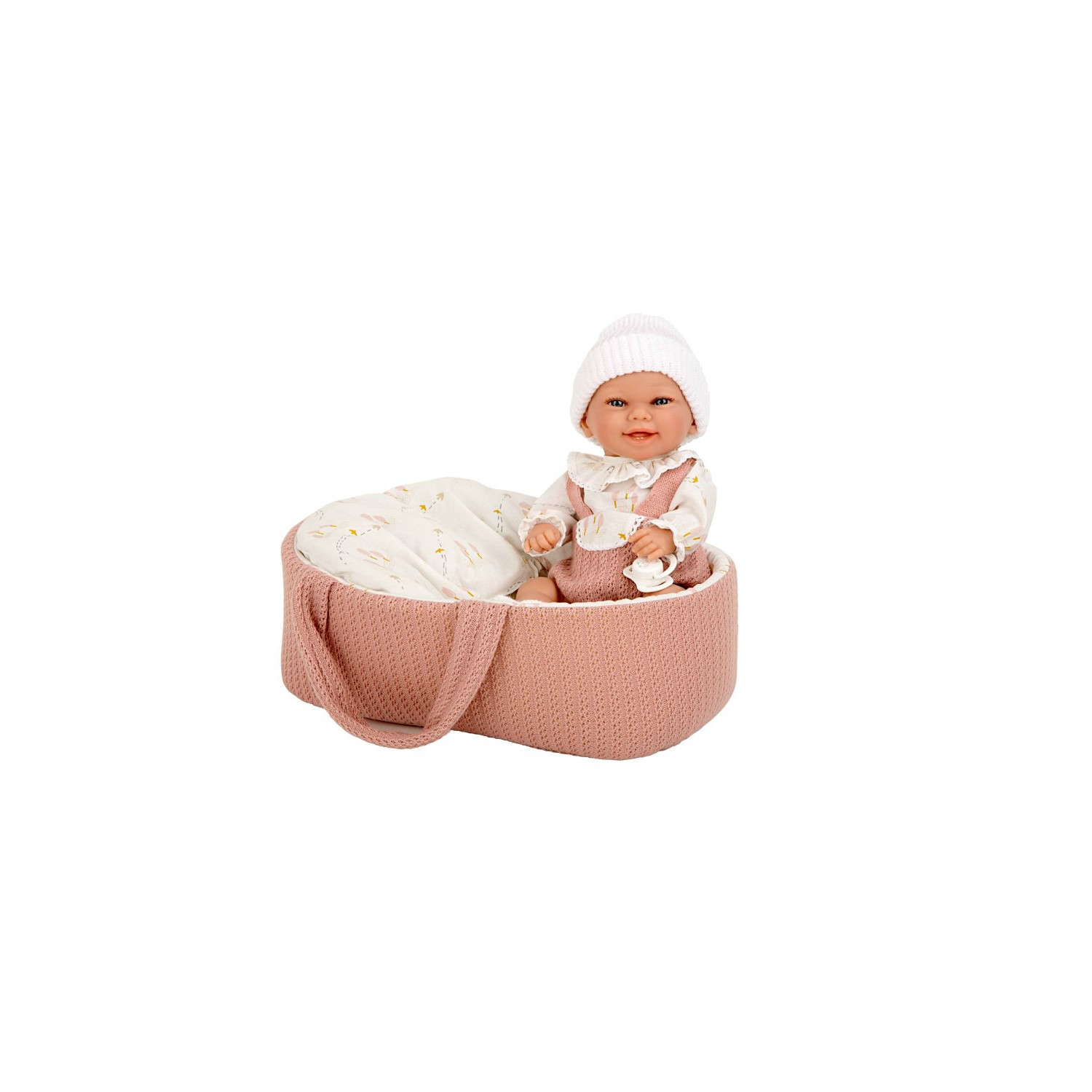 MUÑECA BABYTO ROSA CON CAPAZO 33CM 50729
