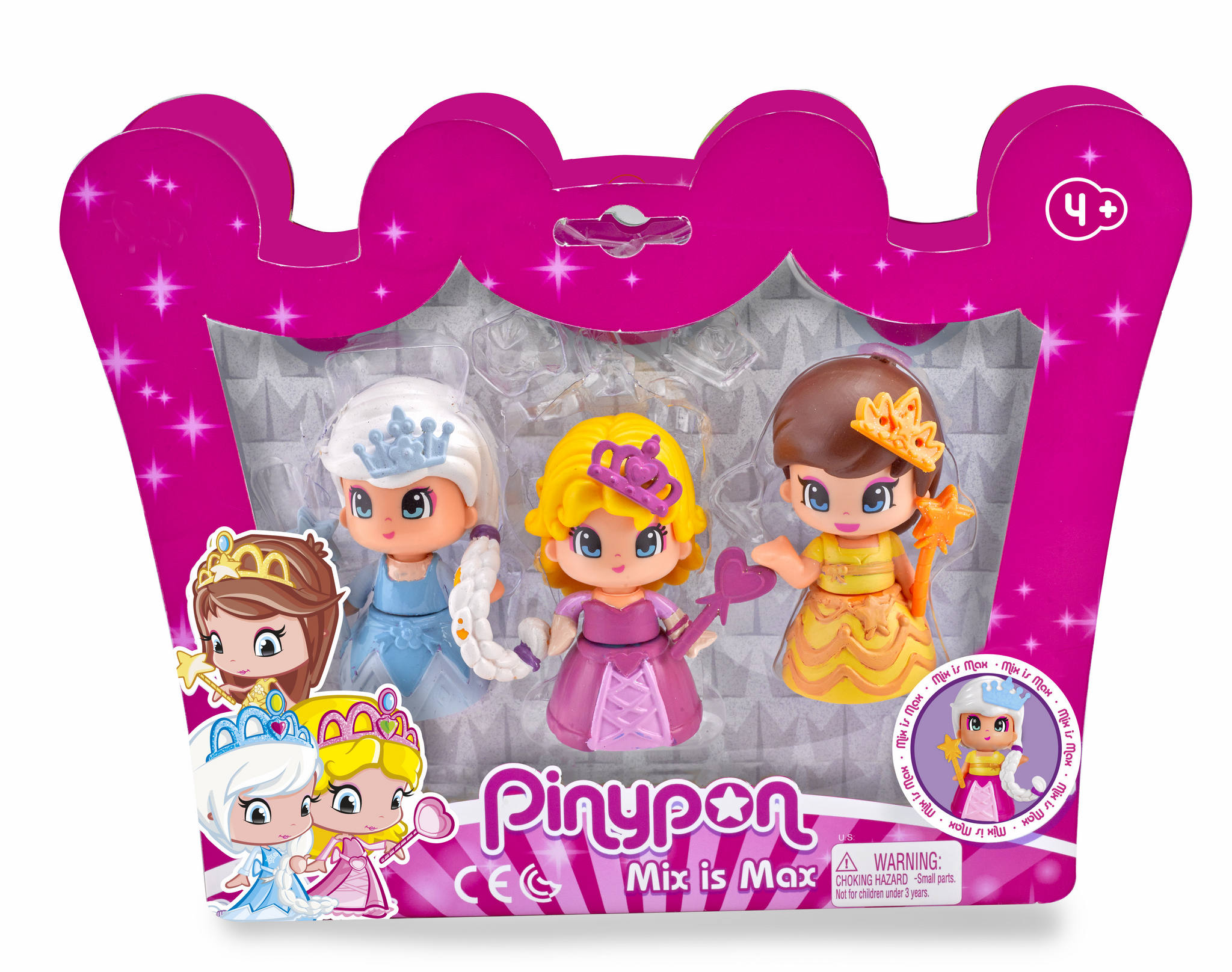 PINYPON PACK 3 PRINCESAS 14094